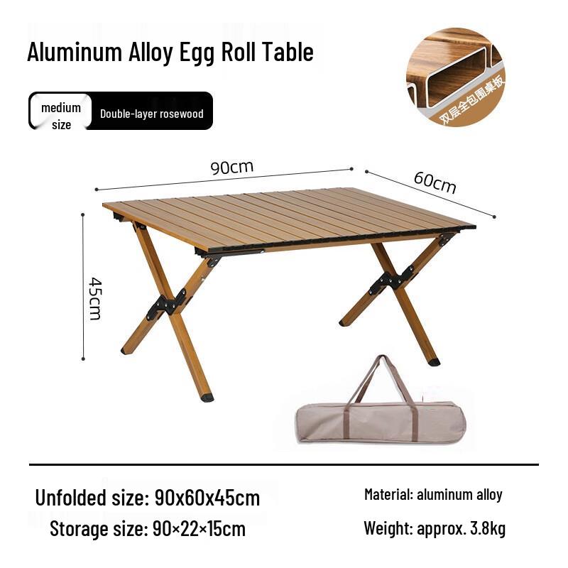 Portable Outdoor Camping Folding Egg Roll Table