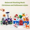3D Puzzle Christmas Building Blocks Stacking Toy Christmas Stacking Game  Halloween Christmas Gift
