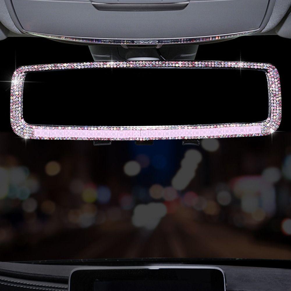 Full Rhinestone Auto Interior Decoration Shiny Crystal Car Styling Accessories Most Vehicles