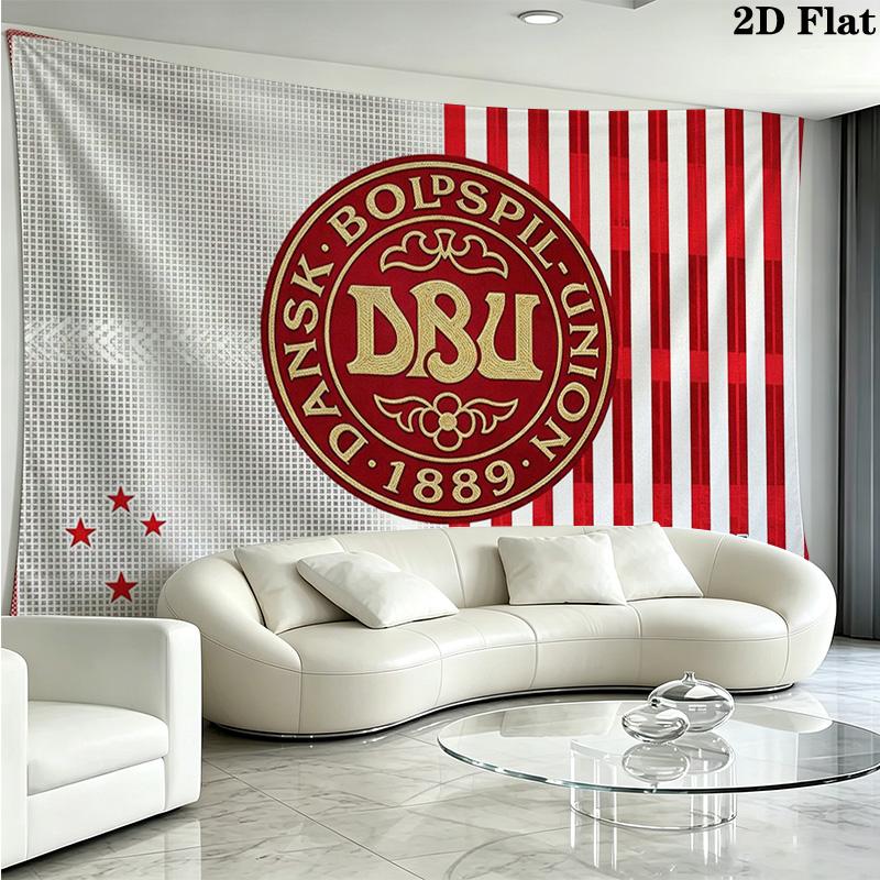 Denmark Wall Tapestry Aesthetic Wall Hanging Printed Fabric Blanket Decorative Tapestries for Bedroom Living Room Home Decor