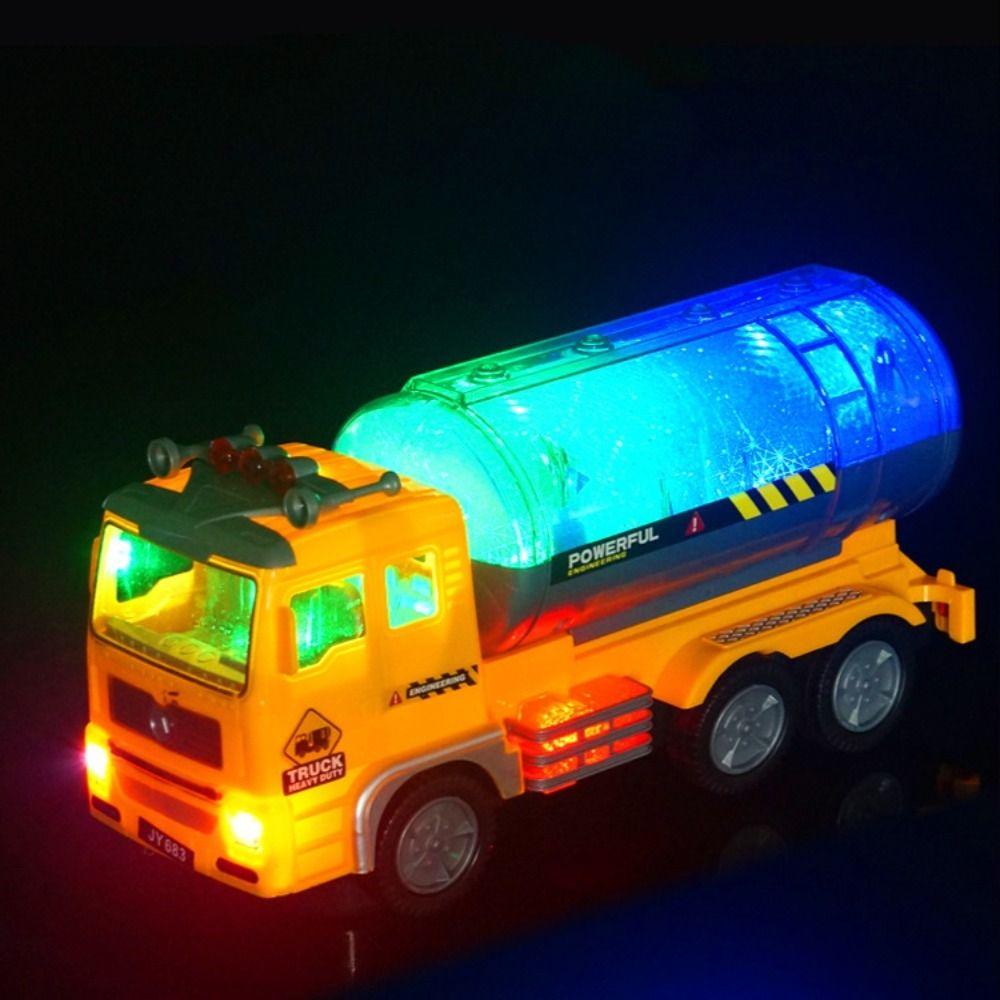 Magnetic Electric Engineering Truck Sound Light Engineering Vehicles Toy  Children's Toy