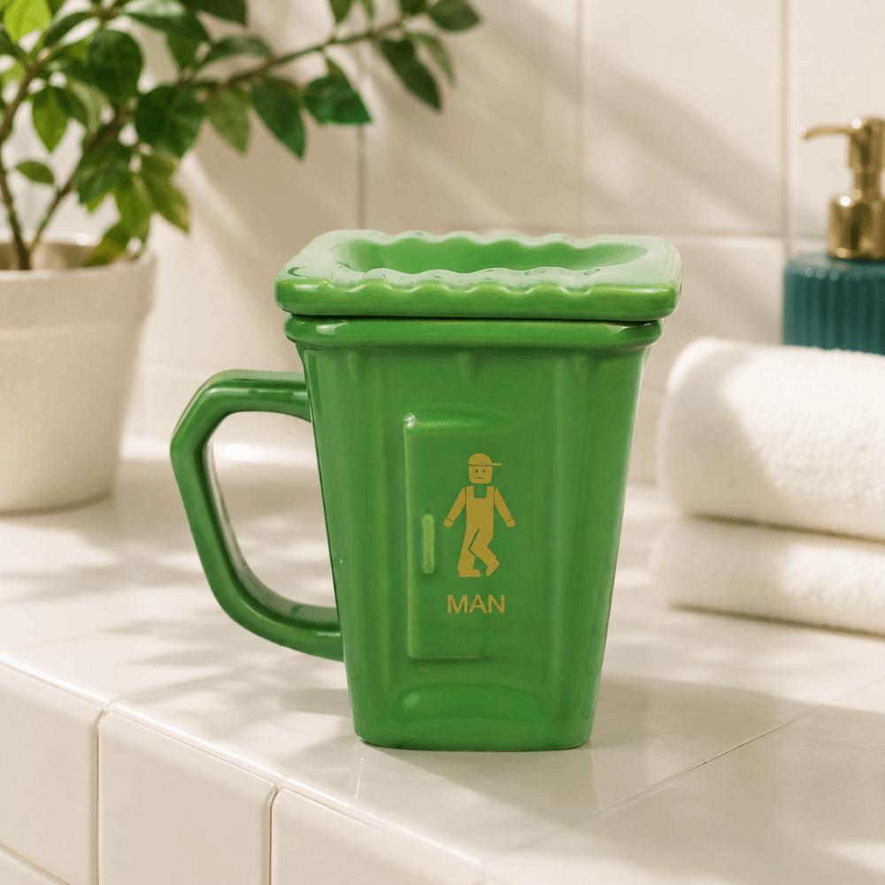 Large Capacity Toilet Shape Cup Funny Water Cup Personality Office Coffee Mug Prank Gift