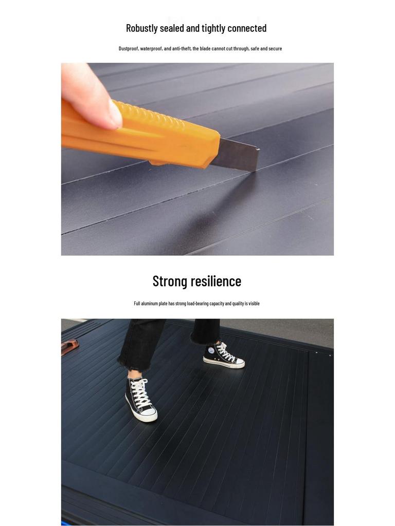 Manual Tailgate Roller Shutter Cover for Rich 6 Pickup Truck