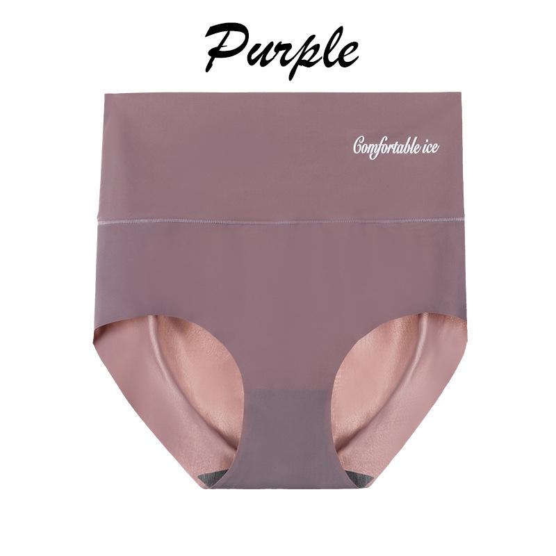 Shapewear Women Panties Tummy Control Underwear Seamless Ice Silk High Waist Sexy Slimming