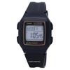 Digital 5 Alarms Dual Time Illuminator F-201WA-9ADF F201WA-9ADF Mens Watch