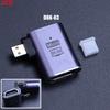Совместимый с HDMI адаптер 90 270 градусов Прямоугольный конвертер «папа-мама» 8K HD Разъем Mini / Micro HDMI-совместимый удлинитель