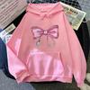 Coquette Nurse Stethoscope Bow Pink Hoodies Sweatshirt Gift for Nurse Bow Oversize Hoodie Nurs Pink Bow Hooded Hoodies for Women