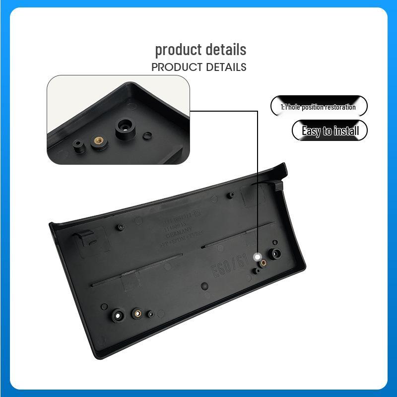 BMW 5 Series E60 Front License Plate Holder for Models 520, 523, 525, 530 (Old Model) - Frame 51117111743