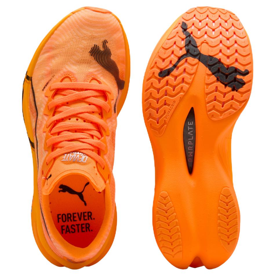 Puma Женские кроссовки Deviate Nitro Elite 3 Heat Fire Black Оранжевые 309810-09