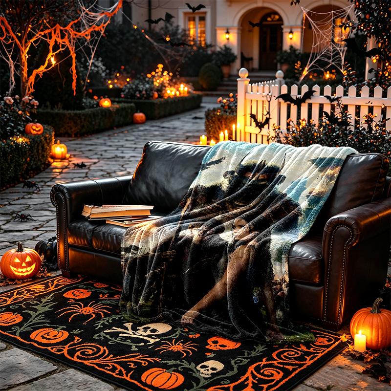 Fantasy Warrior King Blanket, Valentine's Day, Halloween Festival Gift Blankets, Home Blanket for Bed and Couch Use