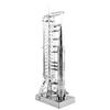 Maquette 3D Métal - Fascinations - Apollo Saturn V - Couleur Gris - Pour Adultes - Avec Gantry