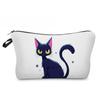 Женская косметичка с принтом черной кошки Органайзер для туалетных принадлежностей Дорожный кейс для хранения 6964