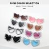 Beach Bling UV400 Heart Sunglasses Shades Party Glasses Pearls Sun Glasses
