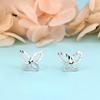 Jewelry Car Flower Butterfly Ear Stud Earrings, Korean-style Ear Bone Stud Earrings, Female Instagram Style
