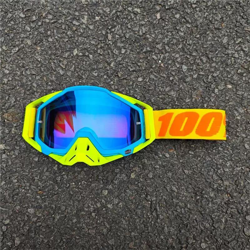 Helmet Goggles 100% Off-Road Motorcycle Helmet Goggles Windproof Goggles for Downhill Mountain Bikes to Protect Against Wind and Sand