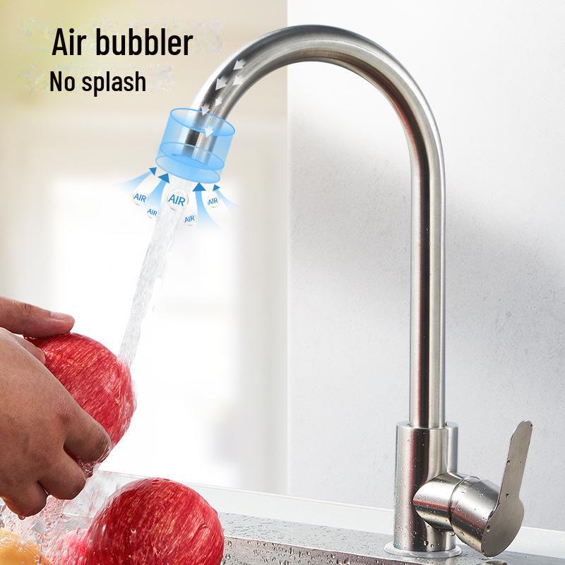 Двухфункциональный кухонный кран: Горячая/холодная, полностью медная, вращающаяся брызгозащищенная головка для мойки овощей