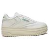 Reebok Club C Extra Chalk Glen Green женские кроссовки кремовые 100010060