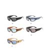 STORY Fashion Narrow Frame Y2K Sunglasses Women Men Trendy Oval Sports Cycling Sun Glasses UV Rectangle Cyberpunk Shades S17010H