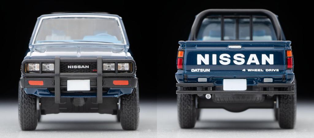 TOMYTEC Tomica Limited Vintage Neo Nissan Truck 4X4 King Cab североамериканская спецификация синий готовый продукт 332855 1/64 LV-N321b
