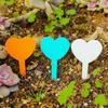 100PCS Heart Shaped Plant Labels Tags Reusable Succulent Signage  Garden Flower Pots