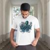 Watercolor Octopus Lover Unisex Tee, Marine Animal - Ocean Graphic T-Shirt