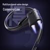 Deli Portable Multi-functional Metal Air Pump with Gauge
