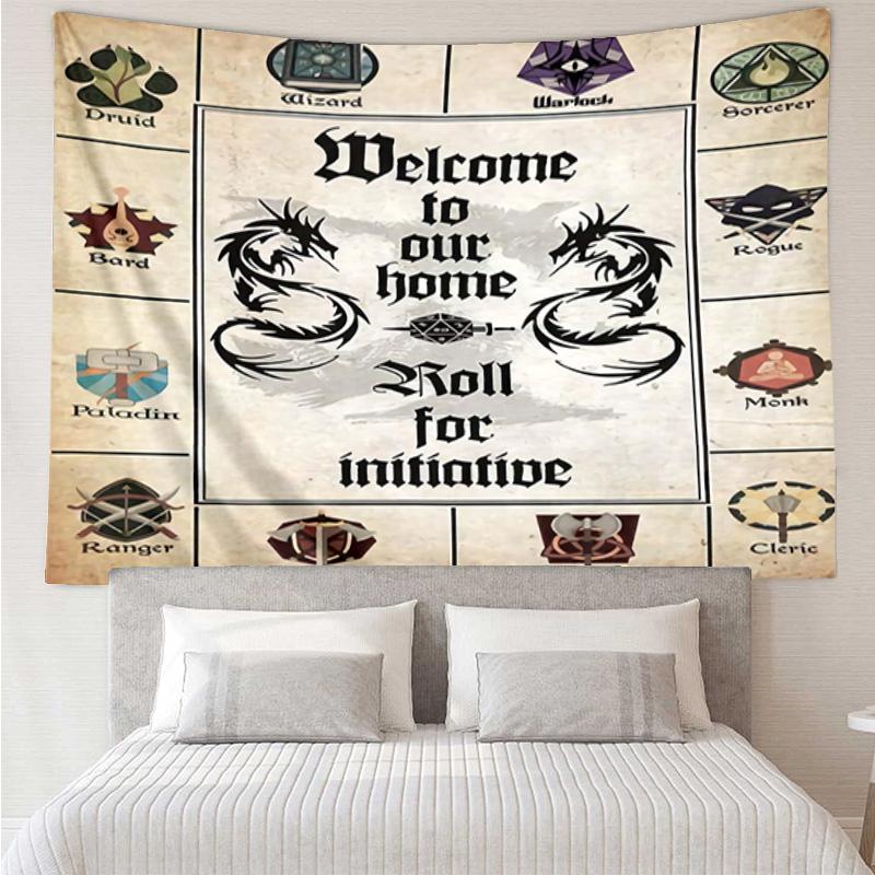 Dungeons & Dragons Tapestry Hanging for Bedroom,Livingroom, Playroom,Decor Art Room Wall Tapestry Holiday and Birthday Gifts