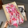Spain Fashion Lotus Floral Fringe Viscose Shawl Scarf Lady High Quality Wrap Pashmina Stole Bufandas Muslim Hijab 180*90Cm