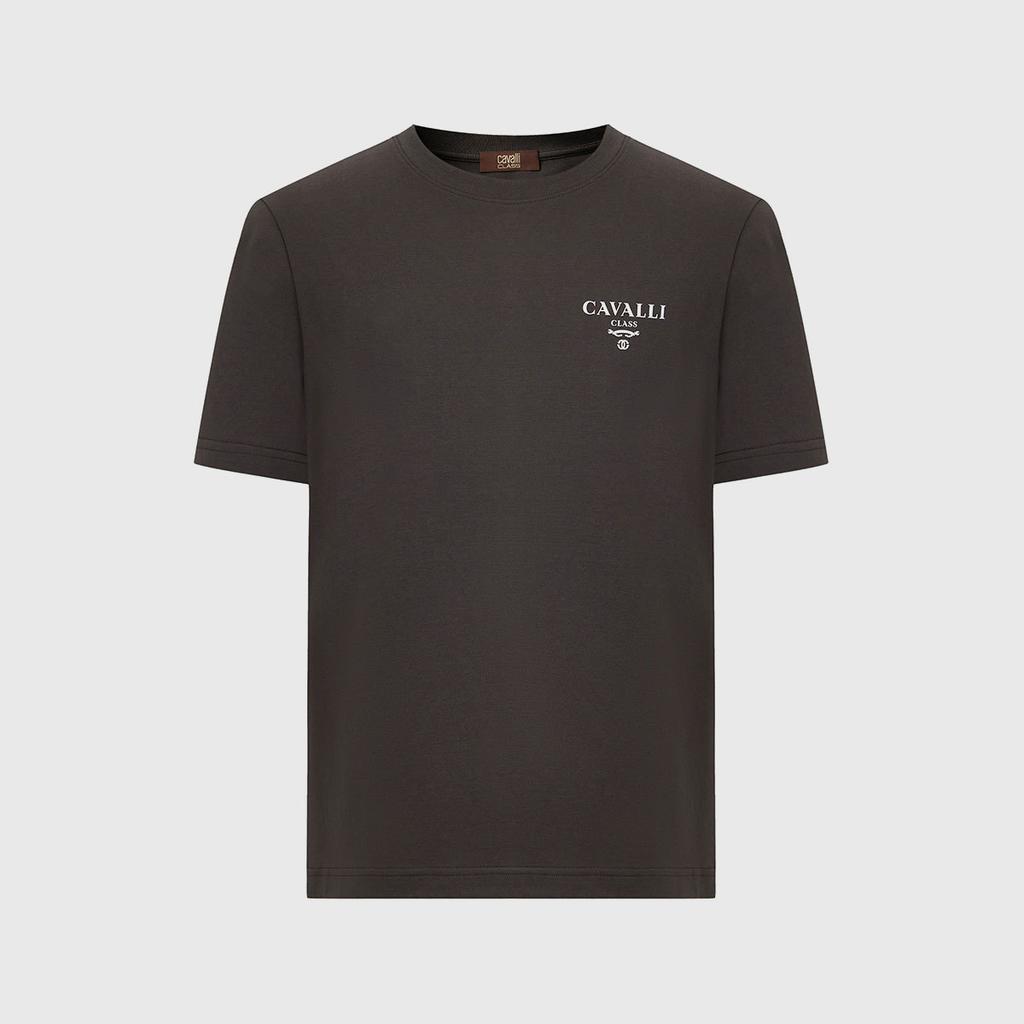 Men's Short-Sleeved T-Shirt with Letter Logo