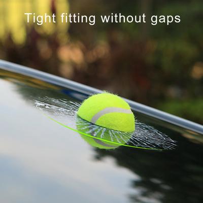 Yousheng 3D шутка автомобильная наклейка реалистичный теннисный мяч разбитое стекло заднее лобовое стекло хитрое украшение мяч удар имитация креативная наклейка для автомобиля