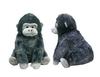 Amuse Kutari Gorilla ST Plush Sitting 703949 (Black) Toy, Height Approx. 15cm,