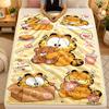 Flannel BlanketGarfield cartoon Warm Soft Throw Blanket for Indoor Sofa Bed Living Room Use