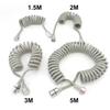 Plastic Water Toilet Bidet Sprayer Flexible Spring Shower  Hose Tube Telephone Line Soft Hoses Bathroom Accessories