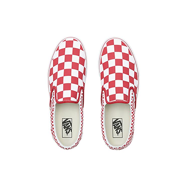 Кеды-слипоны Classic Vans 'Red Mix Checker' VN0A38F7VK5