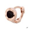 Edgering 14K Gold Needle Rose Gold Onyx Ring Piercing Earrings (S8539120)