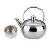 14cm Household Silver Teapot Thickened Stainless Steel Filter Infuser Tea Pot Kettle Maker for