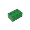30 шт./лот MOC Запчасти 3002 Кирпич 2x3 Совместимые фигурки Кирпичи DIY Сборка Строительные блоки Частицы Детские Головоломки Игрушки для мозга Подарок
