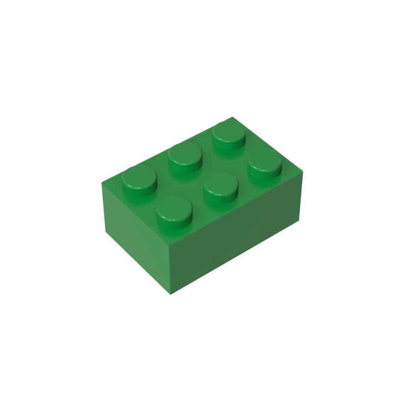 30 шт./лот MOC Запчасти 3002 Кирпич 2x3 Совместимые фигурки Кирпичи DIY Сборка Строительные блоки Частицы Детские Головоломки Игрушки для мозга Подарок