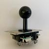 SANWA Denshi Joystick Lever Black with Flat Steel Plate and Shaft Cover JLX-TP-8YT-SK-K