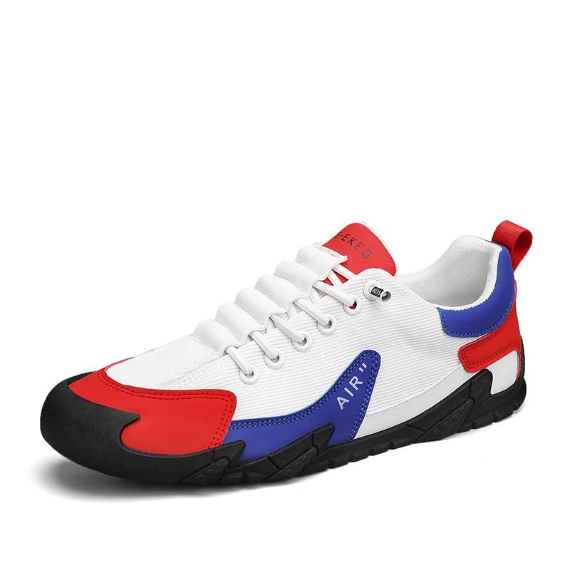 Модные мужские белые и красные кроссовки для кроссовок, мужская оригинальная повседневная обувь, роскошные дизайнерские новые беговые спортивные модные уличные удобные