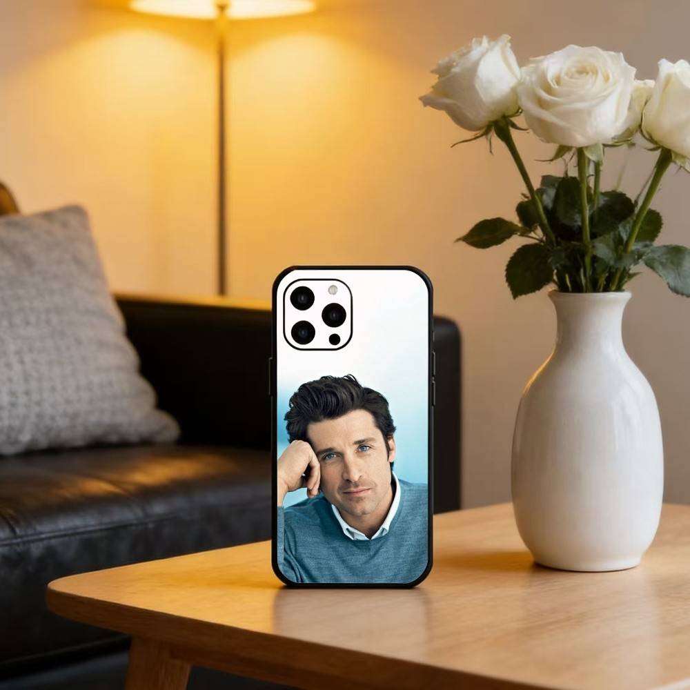 Чехол для телефона Patrick-s DD-Dempsey Для iPhone 16,15,14,13,12,17,Pro Max,Plus Силиконовый Черный Чехол