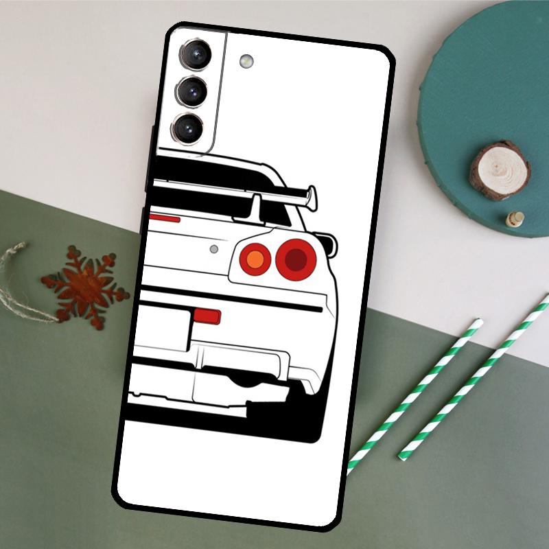 Sports Drift Car Phone Case For Samsung Galaxy S26 S23 Ultra S20 S21 S22 S24 S25 Plus S10 S25 FE Back Cover