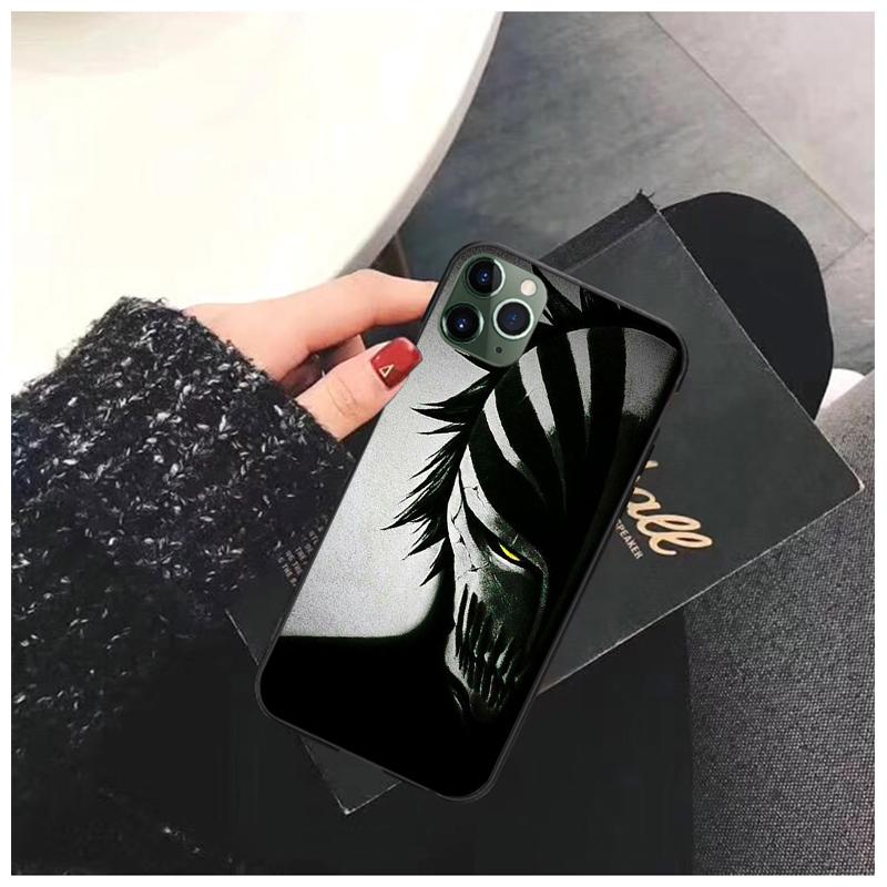 Ichigo Kenpachi Bleach Manga Anime Phone Case For iPhone 14 13 12 Pro Max Case For iPhone 11 Pro XS MAX X XR SE2 8 7 Plus Case