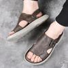 Мода Новые модели мужских сандалий для отдыха на природе Мужская пляжная обувь Летняя мужская обувь для отдыха на природе для прогулок Легкие и дышащие