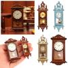 Miniaturas Pretend Play Furniture Toy Play Doll House Miniature Wall Clock 1:12 Dollhouse