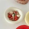 Ins Wind Special-shaped Salad Bowl High-value Yogurt  Oatmeal Breakfast Bowl Irregular Dessert Bowl Ice Cream