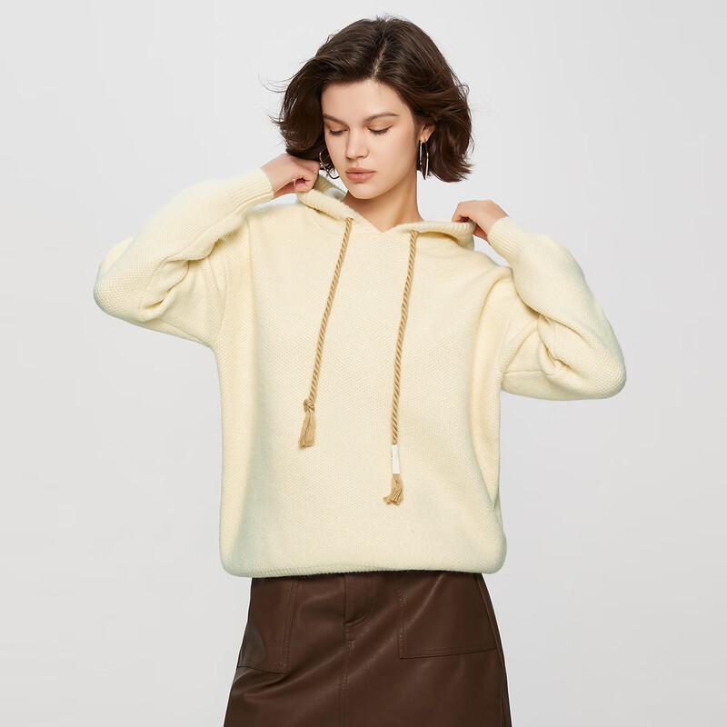 Women's Loose Hooded Knit Sweater