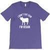I Don T Eat Cow I M Vegan T Shirt Casual T Shirts Hombre Heisenberg Short