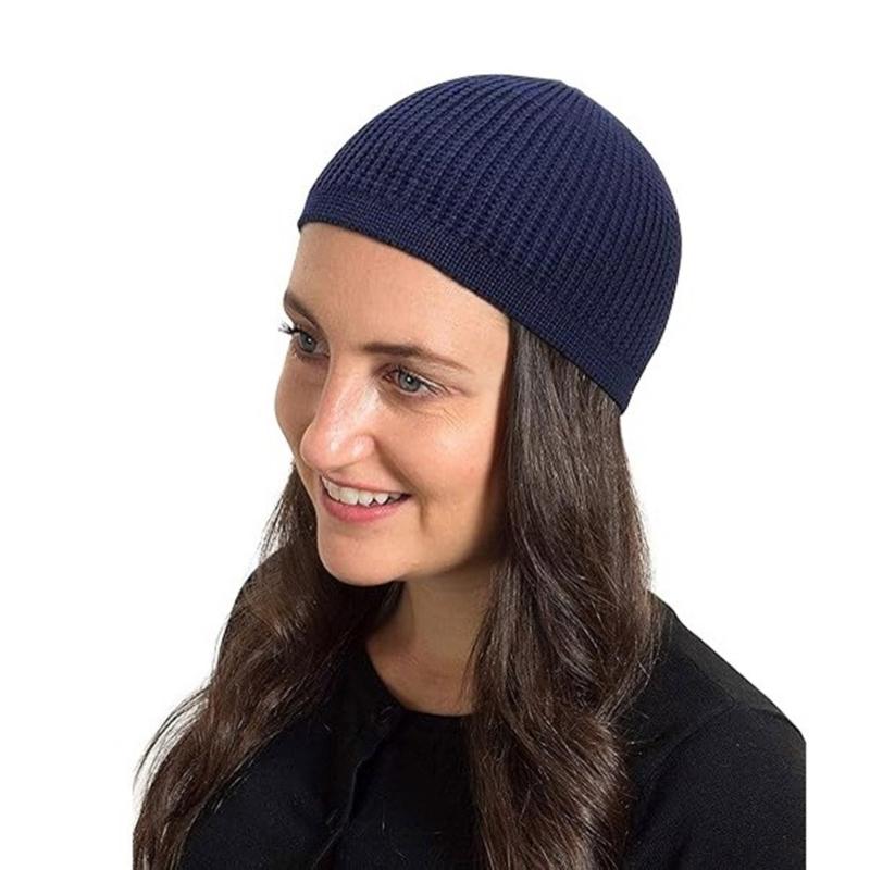 Куфи Мусульмане Мужчины Намаз Молитвенная Шапка Традиционная Исламская Шапка Куфи Подарок на Ид Вязаная Мусульмане Мужчины Молитвенная Шапка