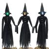 Halloween Holding Hands Witches Pumpkin Witches Light Up Witches With Scary Screaming Voice For Outdoor Decor